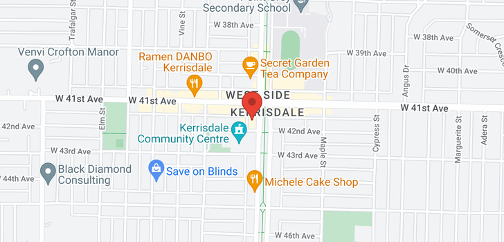 map of 204 2105 W 42ND AVENUE